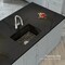 Kibi Pure 27 Fireclay Kitchen Undermount Single Bowl Sink - Matte Black K2-S27MB - alternate 10